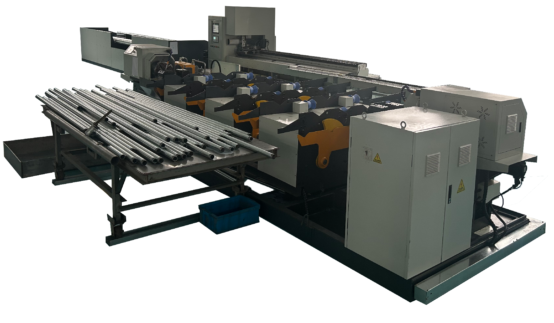 全自動(dòng)激光切管套絲線